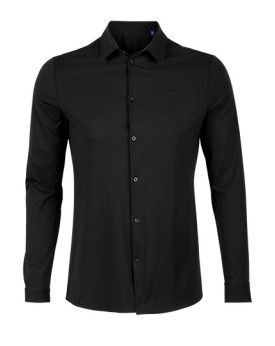 Chemise d'entreprise Personnalisée Manche Longue|Manchettes Duo - NEOBLU 03198 - Chemise d'entreprise Personnalisée avec marq...