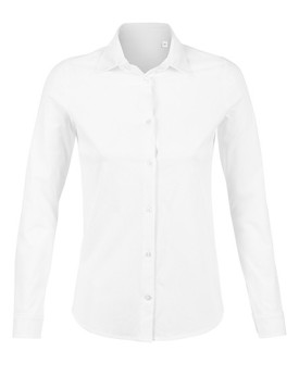 Chemise d'entreprise Personnalisée Manche Longue|Manchettes Duo - NEOBLU 03199 - Chemise d'entreprise Personnalisée avec marq...