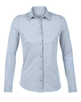 Chemise d'entreprise Personnalisée Manche Longue|Manchettes Duo - NEOBLU 03199 - Chemise d'entreprise Personnalisée avec marq...