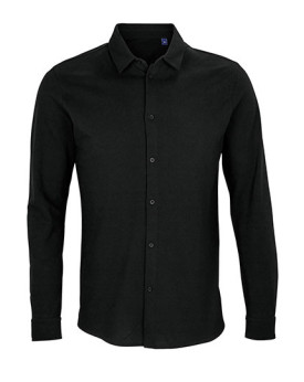 Chemise d'entreprise Personnalisée Manche Longue|Manchettes Duo 100% coton 240 g/m² - NEOBLU 03777 - Chemise d'entreprise Per...