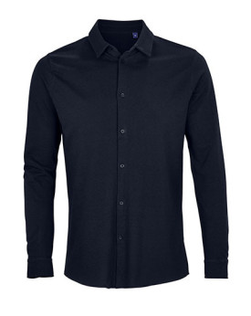 Chemise d'entreprise Personnalisée Manche Longue|Manchettes Duo 100% coton 240 g/m² - NEOBLU 03777 - Chemise d'entreprise Per...