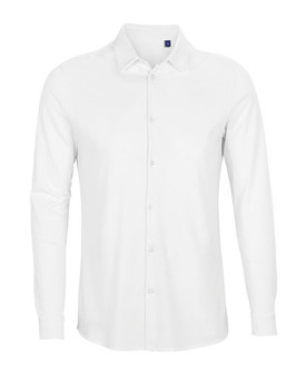 Chemise d'entreprise Personnalisée Manche Longue|Manchettes Duo 100% coton 240 g/m² - NEOBLU 03777 - Chemise d'entreprise Per...