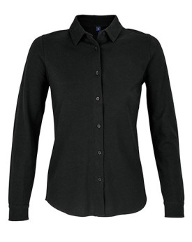 Chemise d'entreprise Personnalisée Manche Longue|Manchettes Duo 100% coton 240 g/m² - NEOBLU 03791 - Chemise d'entreprise Per...