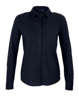Chemise d'entreprise Personnalisée Manche Longue|Manchettes Duo 100% coton 240 g/m² - NEOBLU 03791 - Chemise d'entreprise Per...