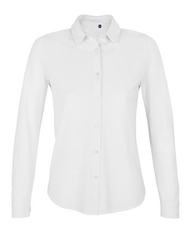 Chemise d'entreprise Personnalisée Manche Longue|Manchettes Duo 100% coton 240 g/m² - NEOBLU 03791 - Chemise d'entreprise Per...