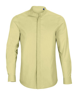 Chemise d'entreprise Personnalisée Manche Longue|Manchettes Duo - NEOBLU 03792 - Chemise d'entreprise Personnalisée avec marq...