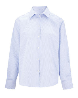 Chemise d'entreprise Personnalisée Manche Longue avec liseré Duo 100% coton 240 g/m² - NEOBLU 04338 - Chemise d'entreprise Pe...