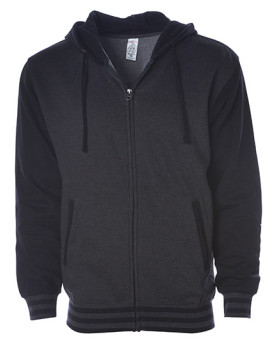 Sweat Personnalisé avec liseré Unisexe 330 g/m² - Independent IND45UVZ - Sweat Personnalisé avec marquage broderie, flocage o...