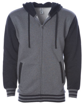 Sweat Personnalisé avec liseré Unisexe 330 g/m² - Independent IND45UVZ - Sweat Personnalisé avec marquage broderie, flocage o...