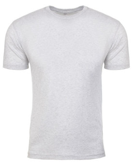 Tee shirt Personnalisé Couleur:Heather White (Tri-Blend) 