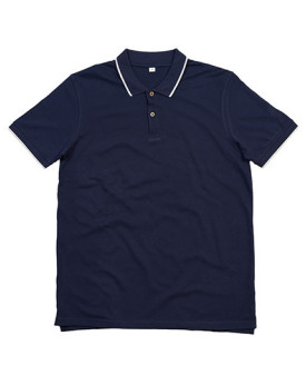 Polo Personnalisé Manche Courte avec liseré Duo 210 g/m² - Mantis M191 - Polo Personnalisé avec marquage broderie, flocage ou...