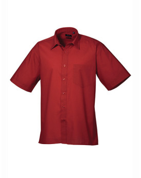 Chemise d'entreprise Personnalisée Manche Courte Duo 105 g/m² - Premier Workwear PR202 - Chemise d'entreprise Personnalisée a...