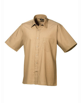 Chemise d'entreprise Personnalisée Manche Courte Duo 105 g/m² - Premier Workwear PR202 - Chemise d'entreprise Personnalisée a...