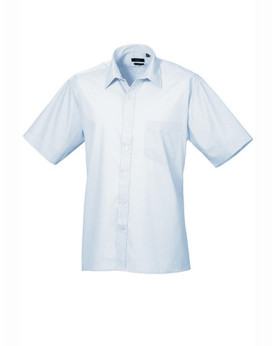 Chemise d'entreprise Personnalisée Manche Courte Duo 105 g/m² - Premier Workwear PR202 - Chemise d'entreprise Personnalisée a...