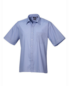 Chemise d'entreprise Personnalisée Manche Courte Duo 105 g/m² - Premier Workwear PR202 - Chemise d'entreprise Personnalisée a...