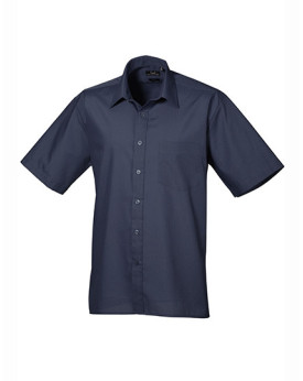 Chemise d'entreprise Personnalisée Manche Courte Duo 105 g/m² - Premier Workwear PR202 - Chemise d'entreprise Personnalisée a...