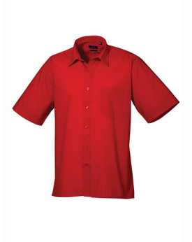 Chemise d'entreprise Personnalisée Manche Courte Duo 105 g/m² - Premier Workwear PR202 - Chemise d'entreprise Personnalisée a...