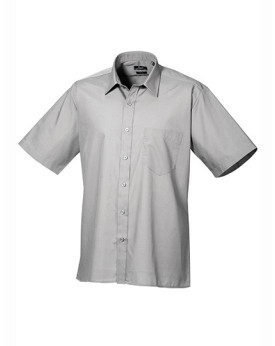 Chemise d'entreprise Personnalisée Manche Courte Duo 105 g/m² - Premier Workwear PR202 - Chemise d'entreprise Personnalisée a...