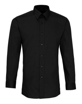 Chemise d'entreprise Personnalisée Manche Longue|Manchettes Homme 105 g/m² - Premier Workwear PR204 - Chemise d'entreprise Pe...