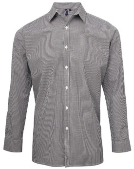 Chemise d'entreprise Personnalisée Manche Longue|Manchettes Homme  115 g/m² - Premier Workwear PW220 - Chemise d'entreprise P...