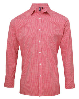 Chemise d'entreprise Personnalisée Manche Longue|Manchettes Homme  115 g/m² - Premier Workwear PW220 - Chemise d'entreprise P...