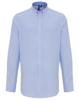 Chemise d'entreprise Personnalisée Manche Longue|Manchettes Duo 135 g/m² - Premier Workwear PR238 - Chemise d'entreprise Pers...