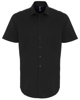 Chemise d'entreprise Personnalisée Manche Courte Duo 115 g/m² - Premier Workwear PR246 - Vêtement restauration Personnalisé a...