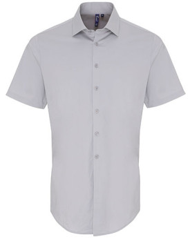 Chemise d'entreprise Personnalisée Manche Courte Duo 115 g/m² - Premier Workwear PR246 - Vêtement restauration Personnalisé a...