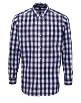 Chemise d'entreprise Personnalisée Enroulable|Manche Longue|Manchettes Duo 100% coton 115 g/m² - Premier Workwear PR250 - Che...
