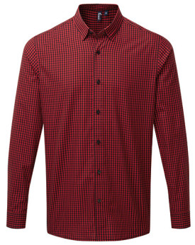 Chemise d'entreprise Personnalisée Manche Longue|Manchettes Duo 110 g/m² - Premier Workwear PR252 - Chemise d'entreprise Pers...