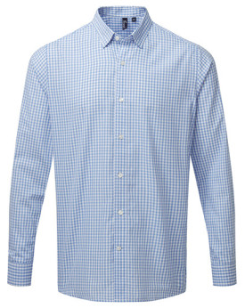Chemise d'entreprise Personnalisée Manche Longue|Manchettes Duo 110 g/m² - Premier Workwear PR252 - Chemise d'entreprise Pers...