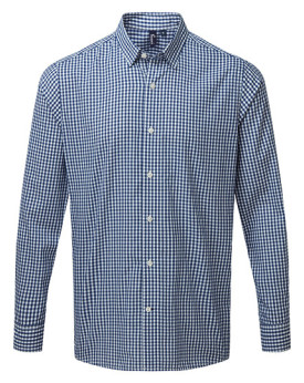 Chemise d'entreprise Personnalisée Manche Longue|Manchettes Duo 110 g/m² - Premier Workwear PR252 - Chemise d'entreprise Pers...
