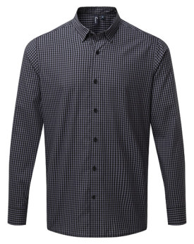 Chemise d'entreprise Personnalisée Manche Longue|Manchettes Duo 110 g/m² - Premier Workwear PR252 - Chemise d'entreprise Pers...