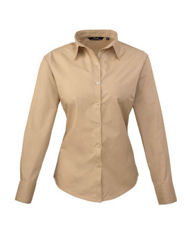 Chemise d'entreprise Personnalisée Manche Longue|Manchettes Duo 105 g/m² (White: 115 g/m²) - Premier Workwear PR300 - Chemise...