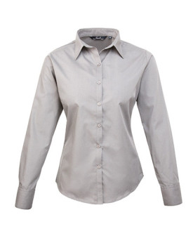 Chemise d'entreprise Personnalisée Manche Longue|Manchettes Duo 105 g/m² (White: 115 g/m²) - Premier Workwear PR300 - Chemise...