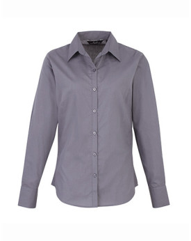 Chemise d'entreprise Personnalisée Manche Longue|Manchettes Duo 105 g/m² (White: 115 g/m²) - Premier Workwear PR300 - Chemise...