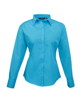 Chemise d'entreprise Personnalisée Manche Longue|Manchettes Duo 105 g/m² (White: 115 g/m²) - Premier Workwear PR300 - Chemise...