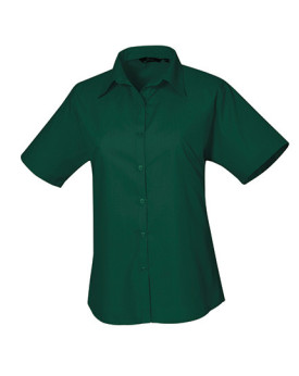 Chemise d'entreprise Personnalisée Manche Courte Duo 105 g/m² (White: 115 g/m²) - Premier Workwear PR302 - Chemise d'entrepri...