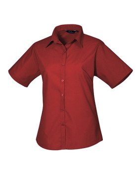 Chemise d'entreprise Personnalisée Manche Courte Duo 105 g/m² (White: 115 g/m²) - Premier Workwear PR302 - Chemise d'entrepri...