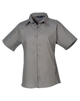 Chemise d'entreprise Personnalisée Manche Courte Duo 105 g/m² (White: 115 g/m²) - Premier Workwear PR302 - Chemise d'entrepri...