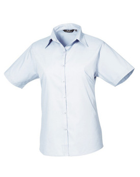 Chemise d'entreprise Personnalisée Manche Courte Duo 105 g/m² (White: 115 g/m²) - Premier Workwear PR302 - Chemise d'entrepri...