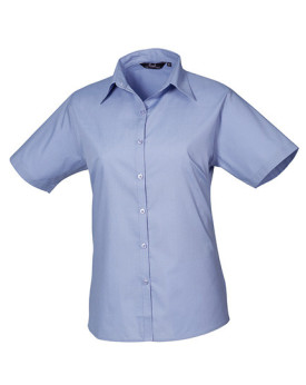 Chemise d'entreprise Personnalisée Manche Courte Duo 105 g/m² (White: 115 g/m²) - Premier Workwear PR302 - Chemise d'entrepri...