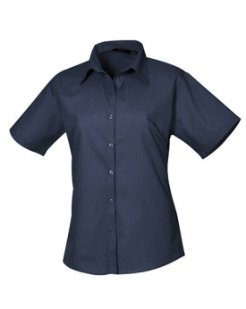 Chemise d'entreprise Personnalisée Manche Courte Duo 105 g/m² (White: 115 g/m²) - Premier Workwear PR302 - Chemise d'entrepri...