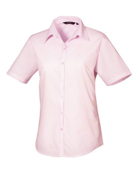 Chemise d'entreprise Personnalisée Manche Courte Duo 105 g/m² (White: 115 g/m²) - Premier Workwear PR302 - Chemise d'entrepri...