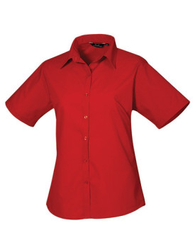 Chemise d'entreprise Personnalisée Manche Courte Duo 105 g/m² (White: 115 g/m²) - Premier Workwear PR302 - Chemise d'entrepri...