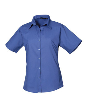 Chemise d'entreprise Personnalisée Manche Courte Duo 105 g/m² (White: 115 g/m²) - Premier Workwear PR302 - Chemise d'entrepri...