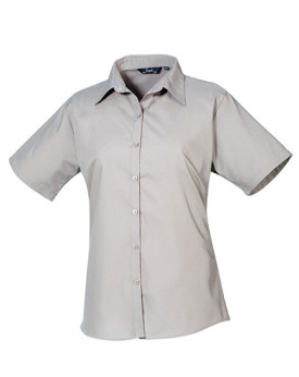 Chemise d'entreprise Personnalisée Manche Courte Duo 105 g/m² (White: 115 g/m²) - Premier Workwear PR302 - Chemise d'entrepri...