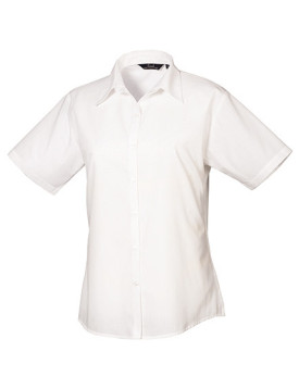 Chemise d'entreprise Personnalisée Manche Courte Duo 105 g/m² (White: 115 g/m²) - Premier Workwear PR302 - Chemise d'entrepri...
