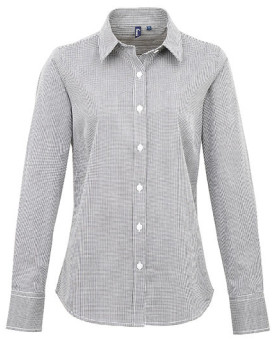 Chemise d'entreprise Personnalisée Manche Longue|Manchettes Femme  115 g/m² - Premier Workwear PW320 - Chemise d'entreprise P...