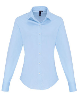 Chemise d'entreprise Personnalisée Manche Longue Duo 115 g/m² - Premier Workwear PR344 - Chemise d'entreprise Personnalisée a...